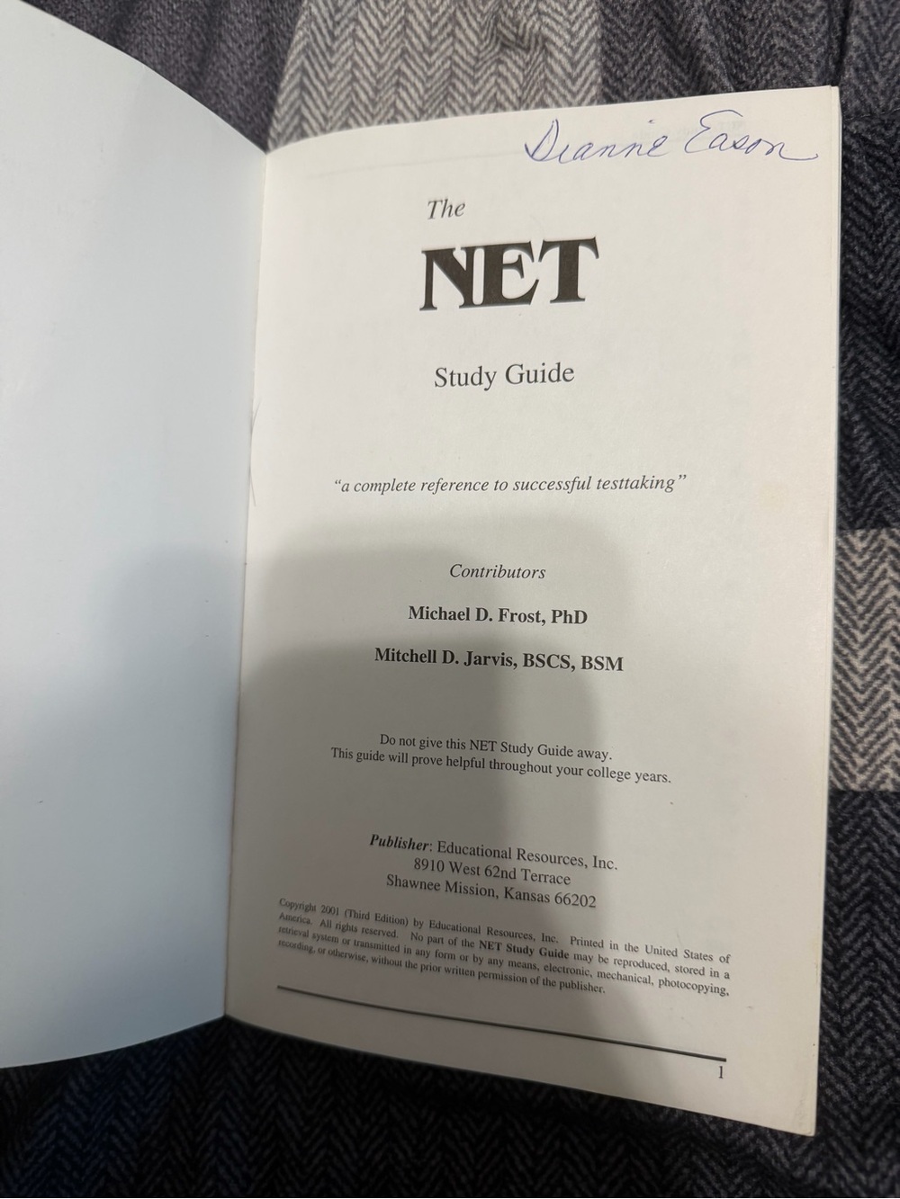 The NET Study Guide - Blue & White - Picture 3 of 4